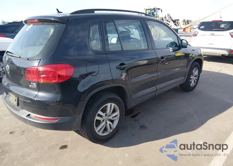 2016 Volkswagen Tiguan S из США, поврежденный, VIN WVGBV7AX1GK000307